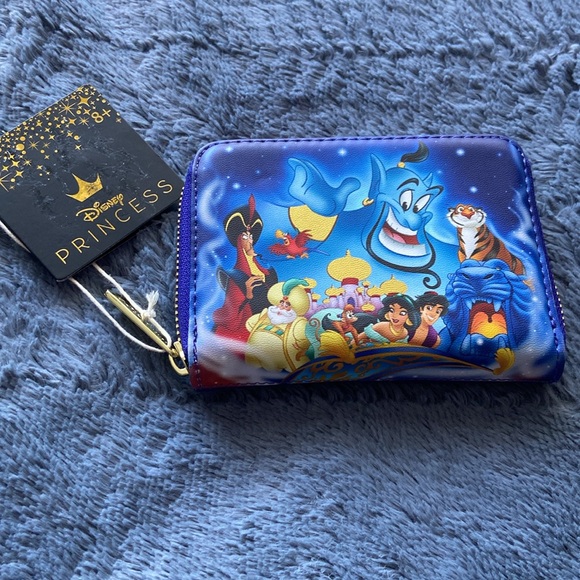 Loungefly Disney Aladdin 30th anniversary zip around wallet NWT - Picture 3 of 8